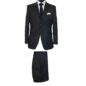 CB11024 - Black Twill Solid, 100% Wool