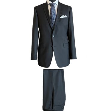 CB91300 - Black Matt Natural Stretch Wrinkle Recovery, 100% Wool