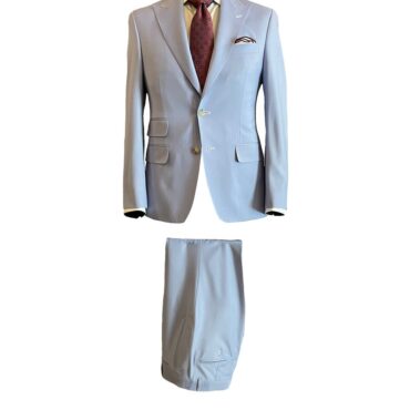 CN51124 - Light Blue Solid, 100% Wool