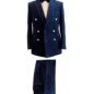 KN16300 -  Navy Stretch Velvet Solid, 80% Cotton, 18% Tencel, 2% Spandex