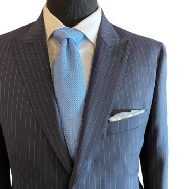 CN51185 - Navy Stripe, 100% Wool