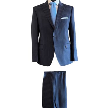 CN51185 - Navy Stripe, 100% Wool
