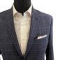 CN95901 - Dark Navy Windowpane, 100% Wool