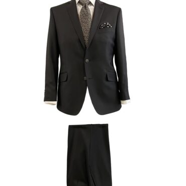 EB81101 - Black Solid, 100% Wool