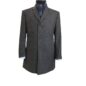 EG23027 - Dark Grey Mini Check Flannel, 100% Wool