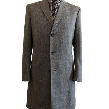 EG23470 - Grey Herringbone, 100% Wool