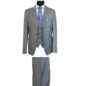 EG84111 - Light Grey Flannel Solid, Micro 120's, 100% Wool