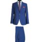 EN87105 - Blue Solid, 73% Wool, 27% Mohair