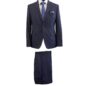 EN95400 - Navy Stripe Summer Suit, 100% Wool