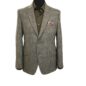 EO43308 - Green Check-Harris Tweed Jacket Recommendable, 100% Wool