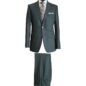 EO90112 - Dark Green Solid Travel Stretch, 98% Wool, 2% Elastane