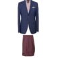 EN07701 - Blue/Red Plaid, 100% Wool